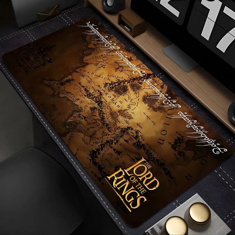 Gaming Mouse Pad T-The Lord of the Rings 90x40cm Computer Mousepad Desk Mat PC Anime Carpet Keyboard Gamer Accessories Table Pad