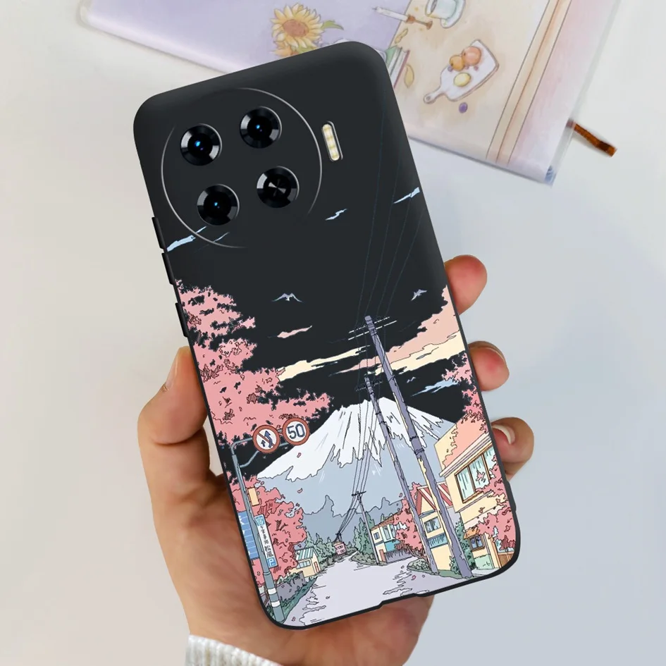 Funda Tecno Spark 20 Pro / Plus Corazones Dinosaurio Antigolpes