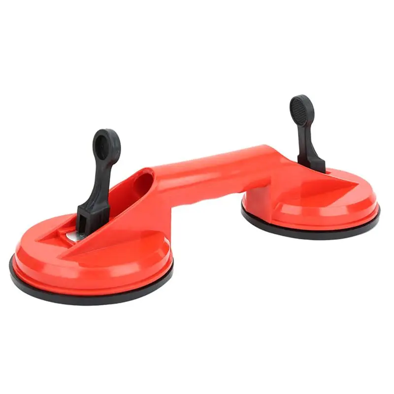 A34R Dent Puller Handle Dual Suction Glass Suction Cups Lifter Car Puller Removers For Lifting Glass Dent Repair Tool