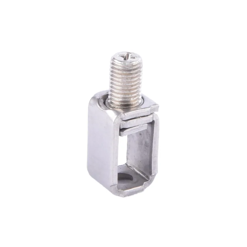 2PCS M8 304 Stainless Steel Wiring Terminal M8 Connector 13.2*22.5*12 Copper Screw Wire Connector Screw Terminal