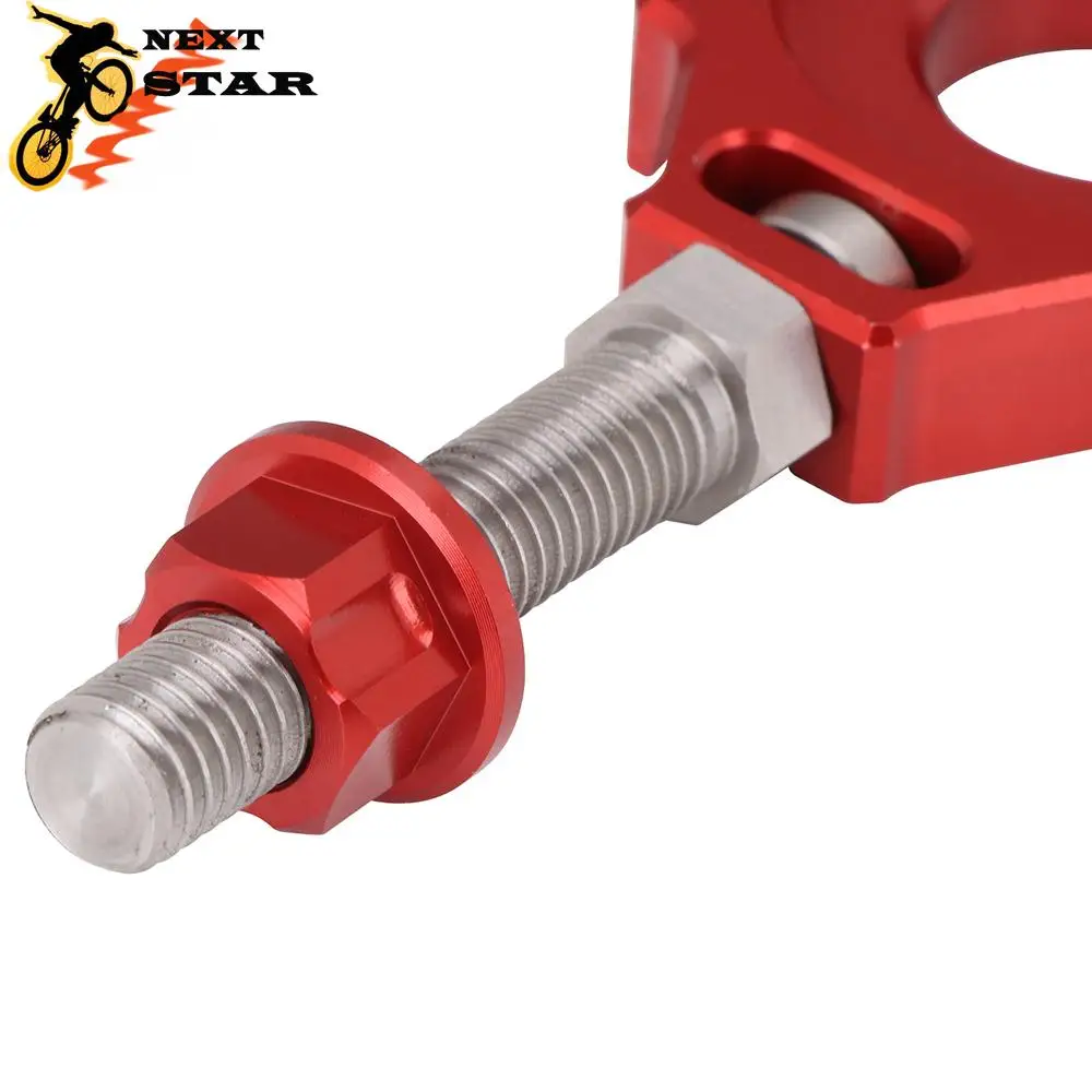 Motorcycle CNC Red Adjustable Axle Block Chain Adjuster For HONDA CRF250L CRF250M CRF 250L 250M 250R 300L CRF250R ALLY  CRF300L