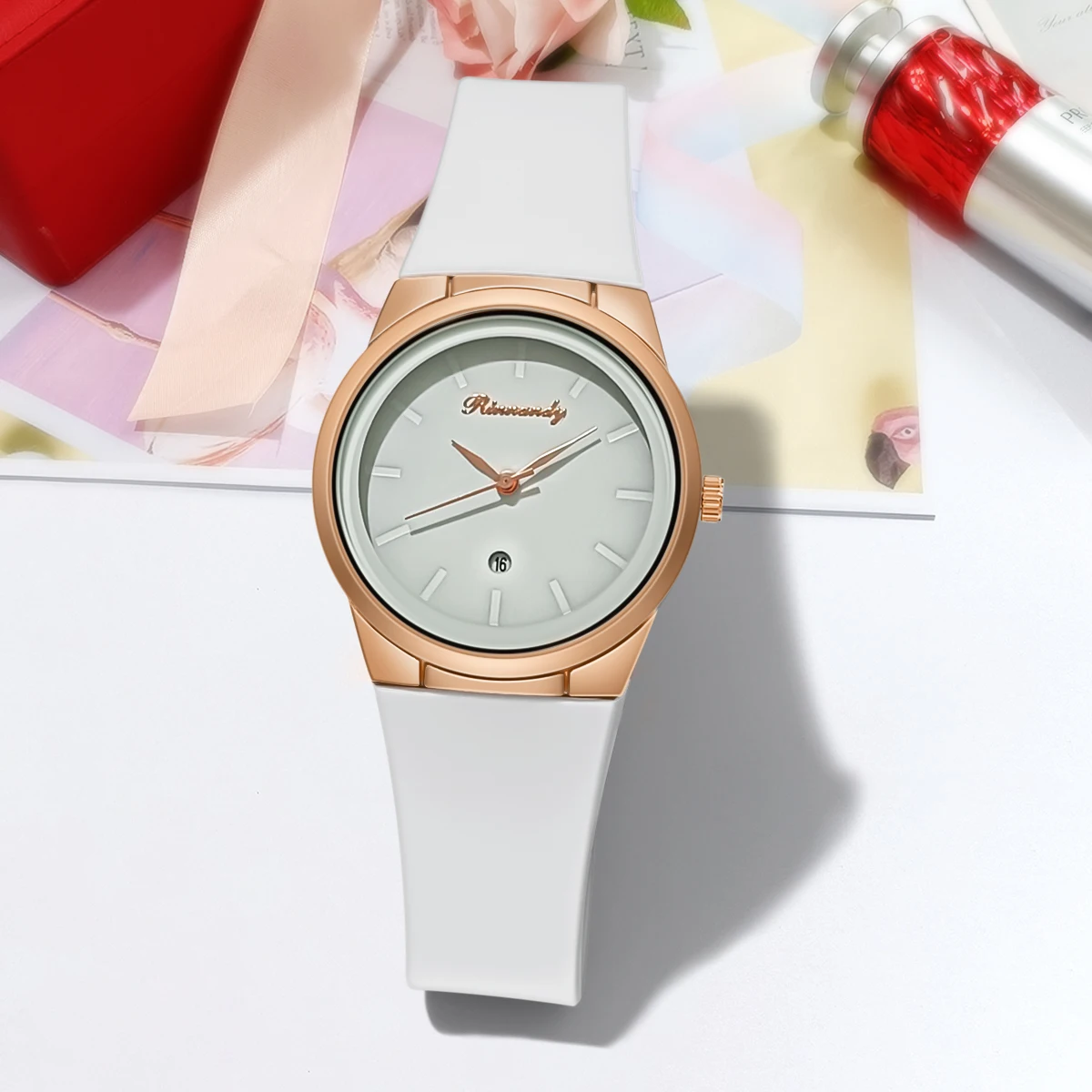 Simple Watches Women Quartz Wristwatch Casual Silicone Strap Ladies Watch Calendar Clock Gift Relogio Feminino