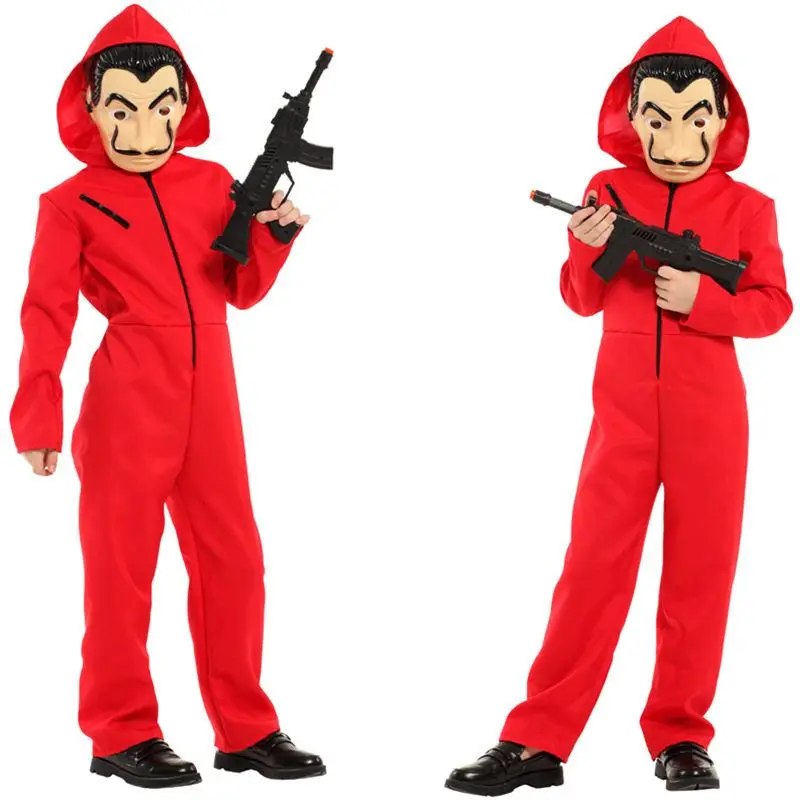

loween Children's Costume Par Performance Robbery B024 Toddler Violent Robbery Boy Outfit Masquerade Ball Attire