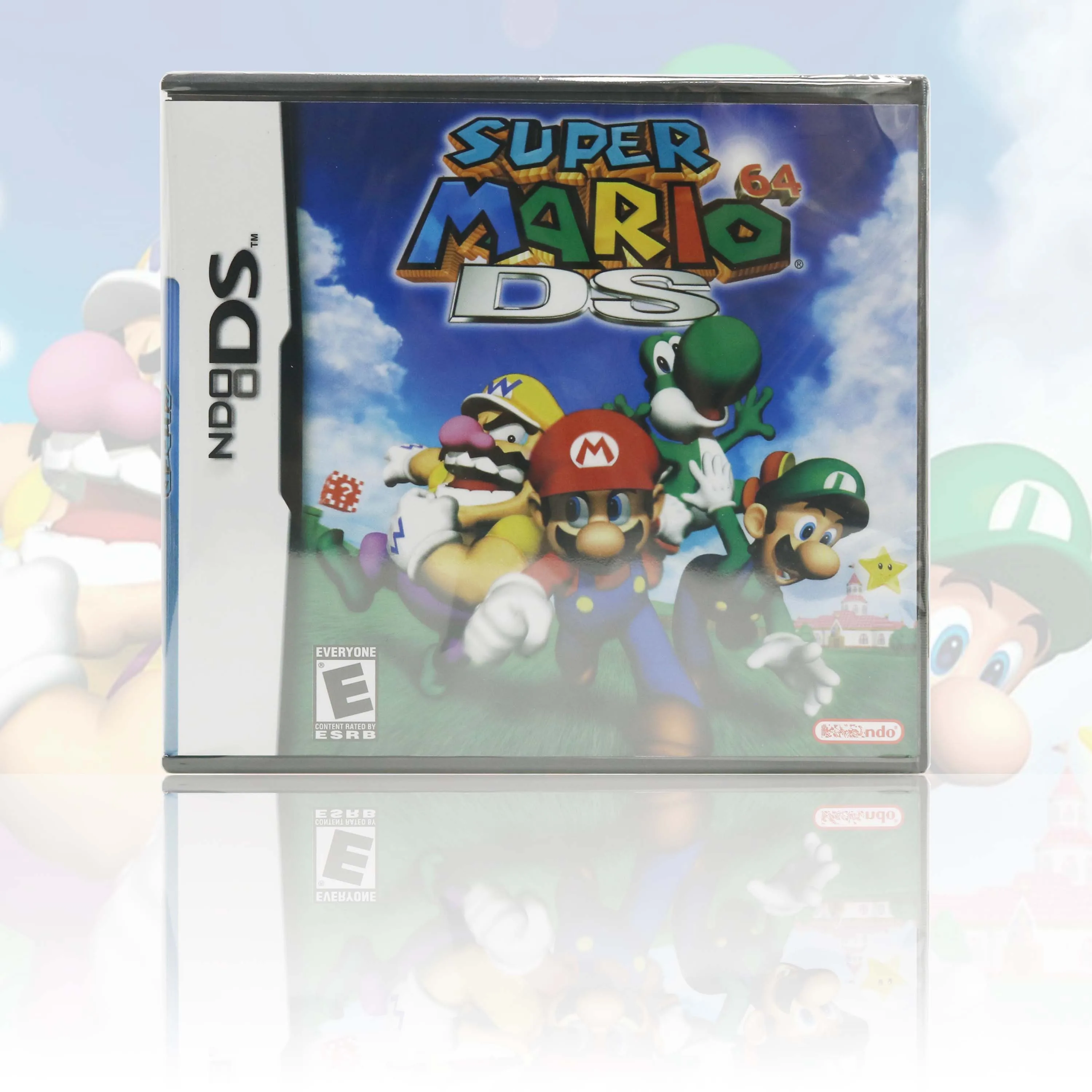 USA Version Super Mario 64 DS/Mario Bros/Kart/Party/Partners in Time Series  DS Game Card Black Case Sealed Package With Manual view 6