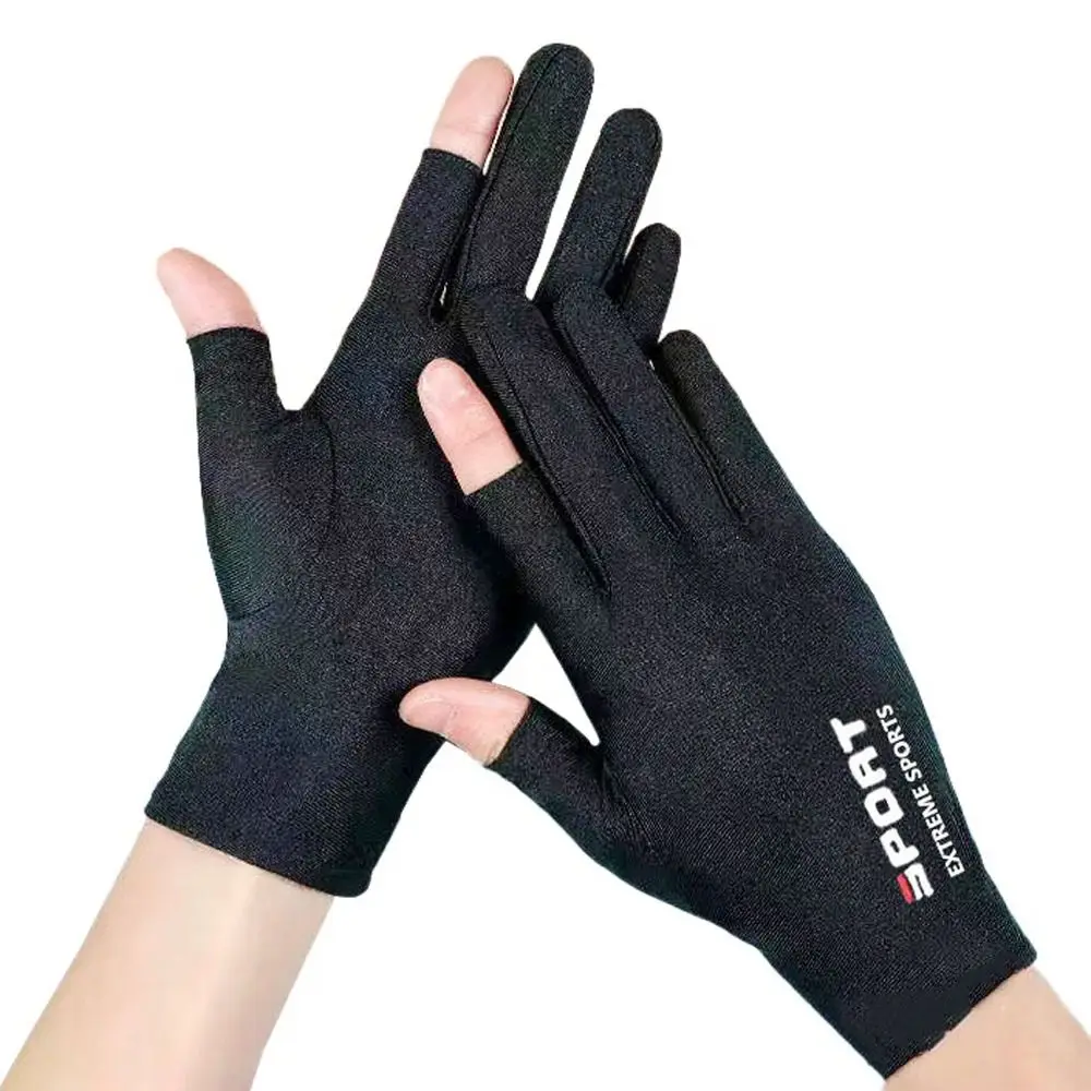 

Gloves Ice Silk Half Finger Gloves Cycling Gloves Women Gloves Summer Sunscreen Gloves Touch Screen Gloves Men Fishing Gloves