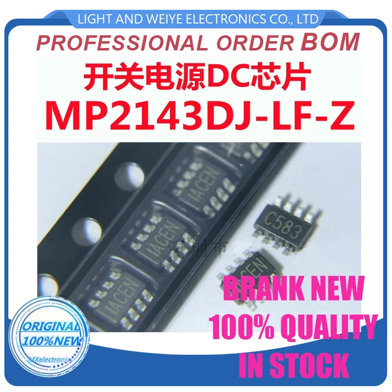 (20piece)100% New MP2143 MP2143DJ-LF-Z MP2143DJ ACEG AC.. SOT23-8