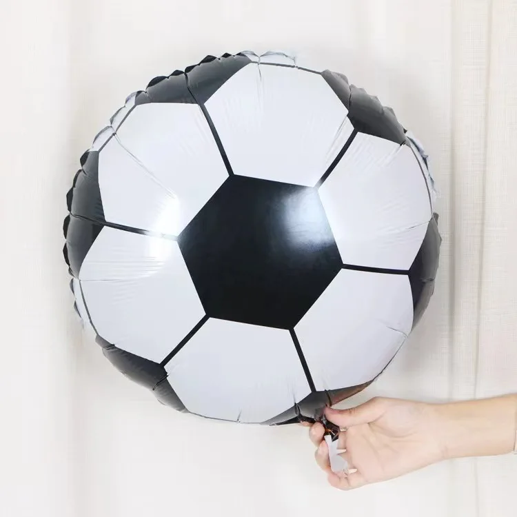 Football Theme Balloon Party Decoration Aluminum Film Balloon Trophy Five-pointed Star Combination