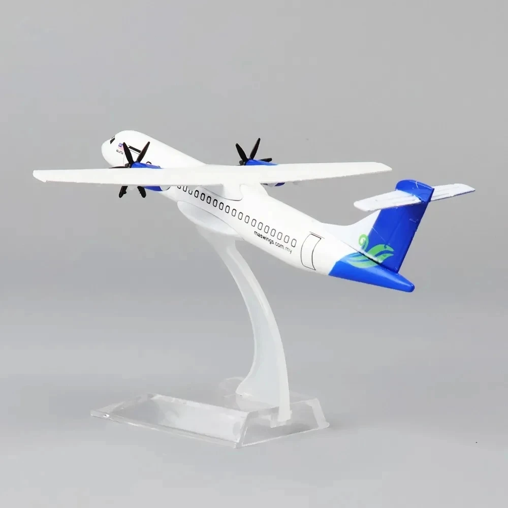 Model Aircraft Die-Cast Metal 16cm 1:400 East Malaysia Atr Alloy Model Miniature Ornament Collector\'S Item Toy Birthday Gift