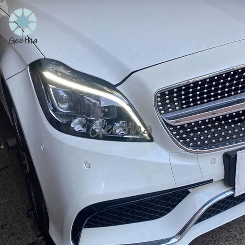 For Custom Car Big Headlights Led Headlights BQD17 Assembly Modified Headlight Restoration for Mercedes-Benz W218 2012-2017