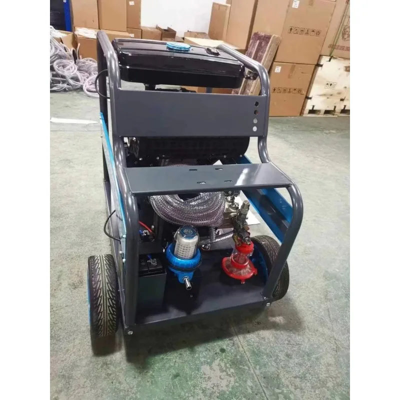 10000Psi 27Hp High Pressure Water Jet Sewer Cleaning Machine