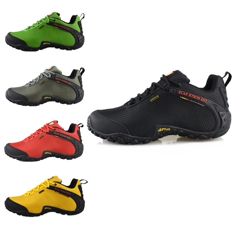 

Mens Women Outdoor Mountain Climbing Shoes Mesh Non-Slip Breathable Trekking Hiking Shoes Waterproof Camping Soft Sneakers 39-46