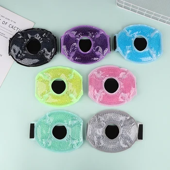 حزام ضغط جليدي من الجل الناعم ، بارد وساخن ، لفافات الركبة ، لفافة جليد جل قابلة لإعادة الاستخدام ، واقيات للرسغ ، واقيات الكاحل