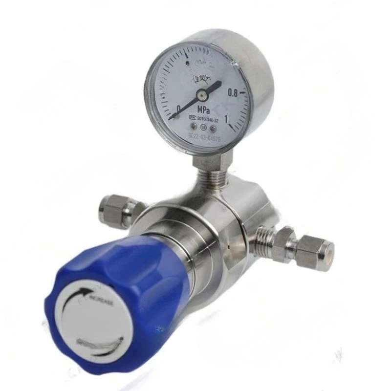 R77 low pressure back pressure valve stainless steel/diaphragm back pressure/pressure regulator/overflow valve/high precision