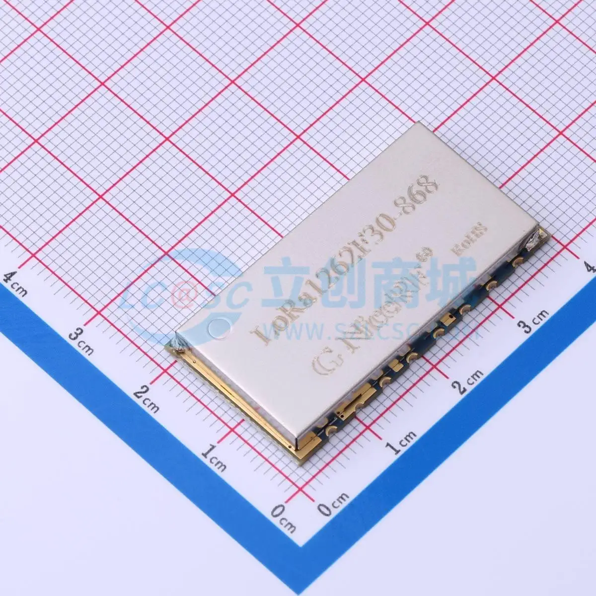 2-個-lora1262f30-868-smd-38x20mm-32dbm-spi-lora-ワイヤレス-rf-トランシーバー-モジュール