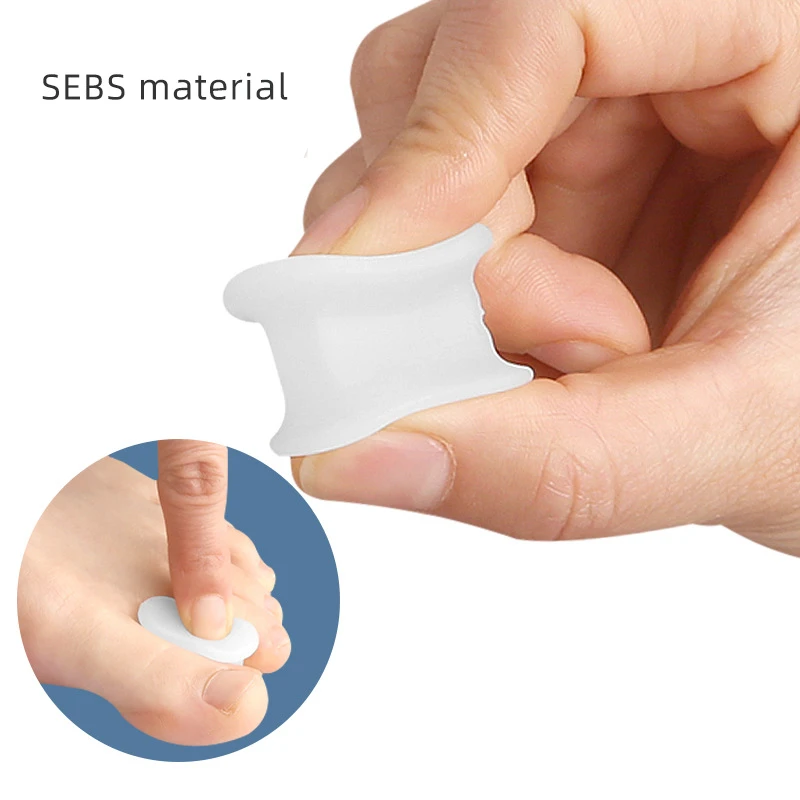 

6Pairs Gel Toe Separator Splitter Silicone Spreader Pain Relief Corrector Foot Care Bunion Hallux Valgus Straightener Pedicure