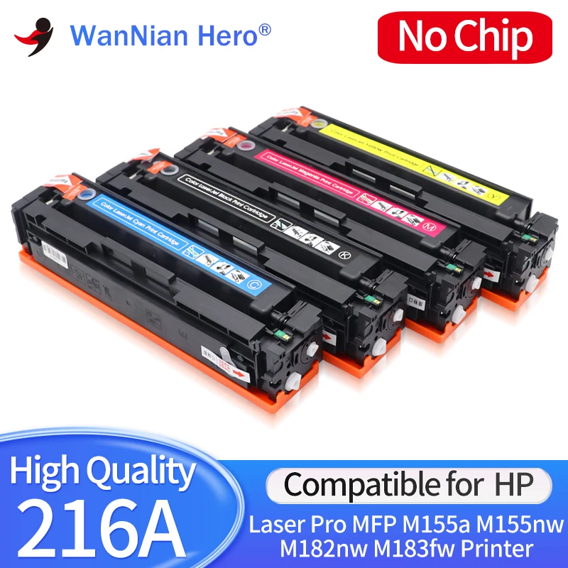 NEW Compatible For HP 216a 215a Toner Cartridge Compatible for HP M155a M155nw M182nw M183fw W2410A W2310A Color Printer No chip