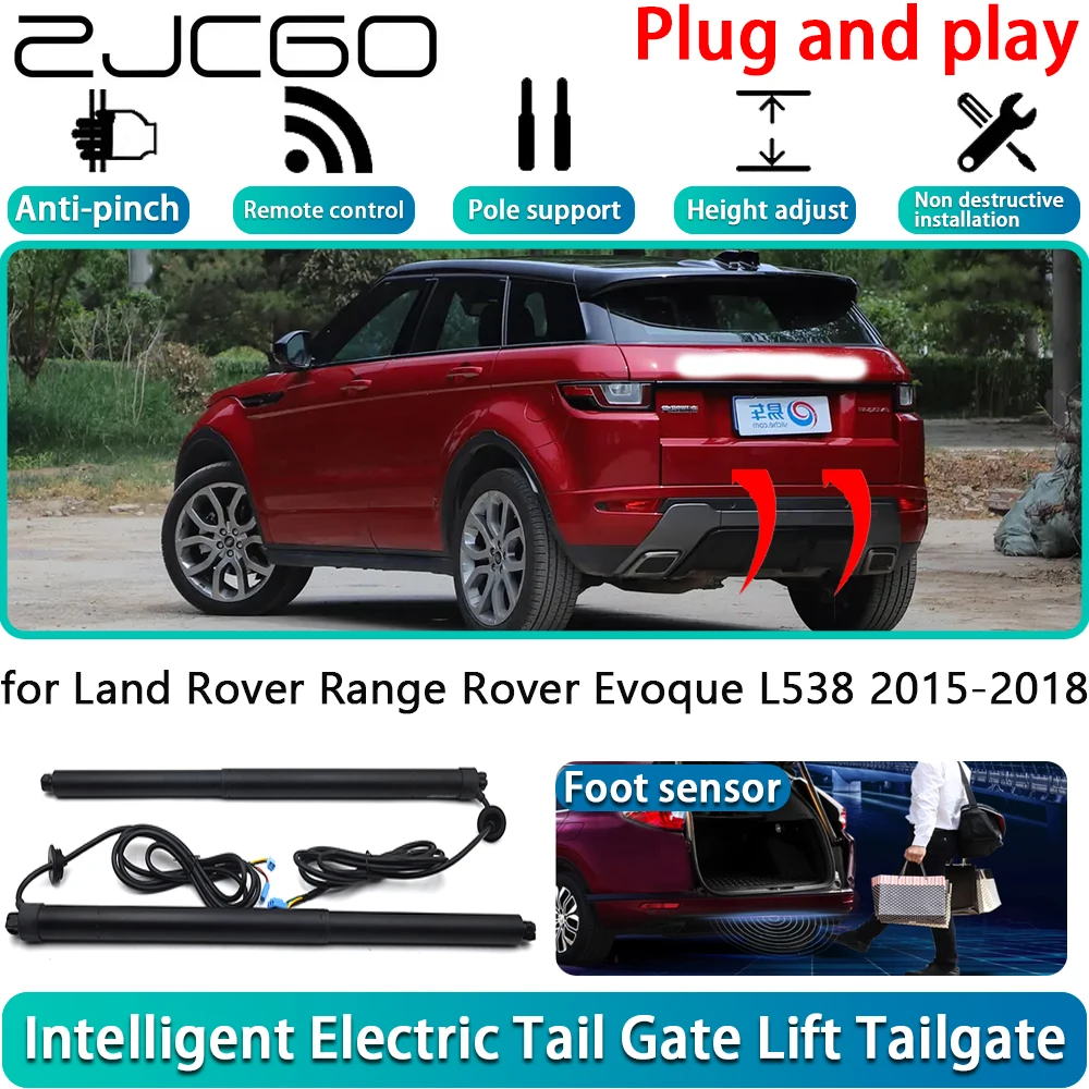 ZJCGO لسيارة لاند روفر رينج روفر إيفوك L538 2015-2018 تعمل بالطاقة الكهربائية الباب الخلفي قوة الباب الخلفي نظام الباب الخلفي التلقائي