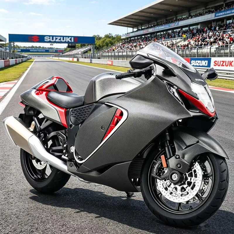 

1:12 SUZUKI Hayabusa GSX-1300R Alloy Racing Motorcycle Model Diecasts Metal Street Sports Motorcycle Model Simulation Collection