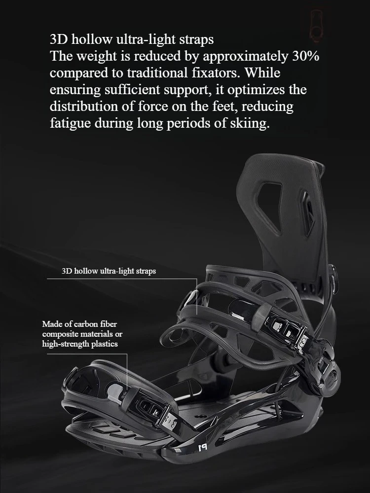 Quickly Attaching Fixation Device All-in-one Snowboard, Single Board, Carving Snowboard, Strap