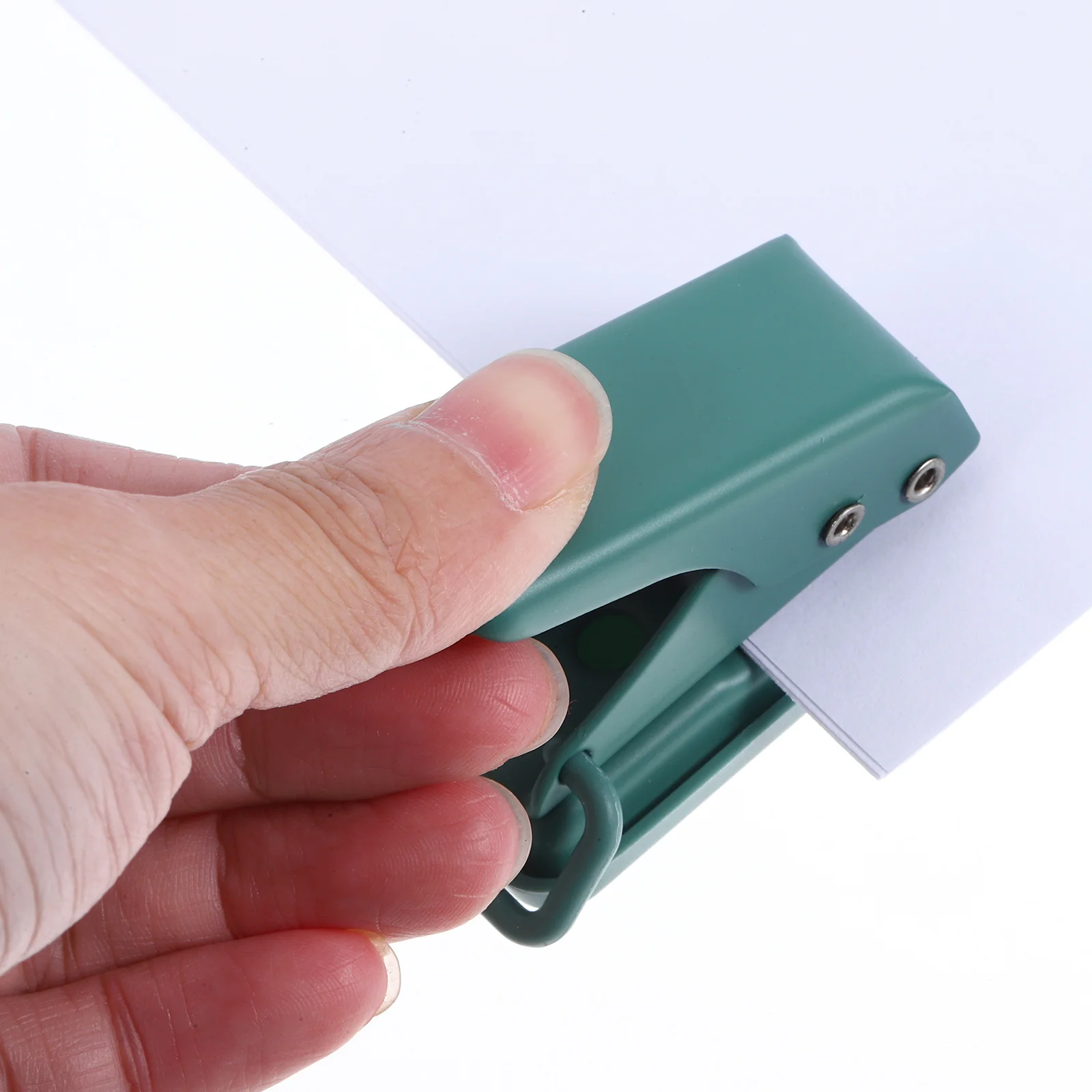 Mini-Einzellocher, handgehaltener Papierstanzer, kompakt für Studenten, Scrapbooking, DIY-Tags, Binder, Basteln, Büro, Kartenstanzer
