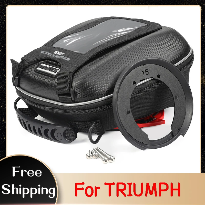 Bolsa de tanque de combustible para TRIUMPH TRIDENT 660 STREET TRIPLE 765S/RS TIGER SPORT 850/900/1200 bolsas de carreras impermeables Tanklock