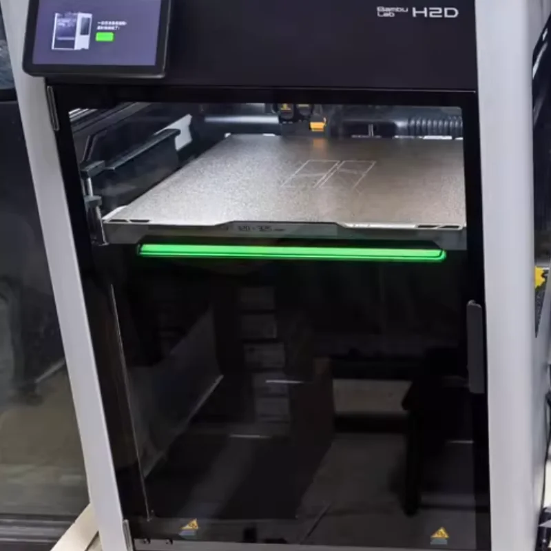 Front Glass Door for Bambu Lab H2D 3D Printer