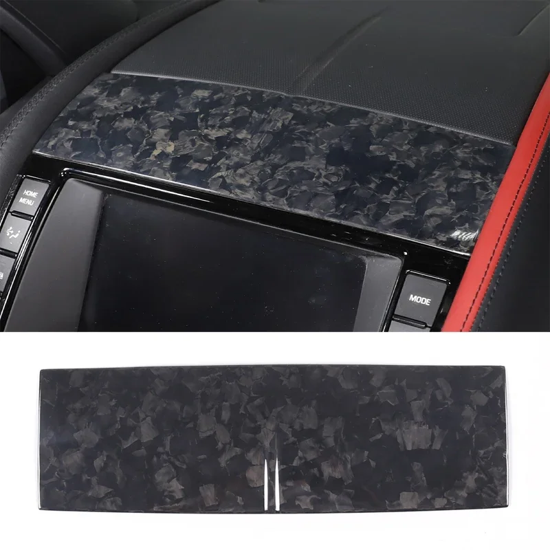 

For 2013-2022 Jaguar F-TYPE true carbon fiber navigation screen upper decorative cover car accessories