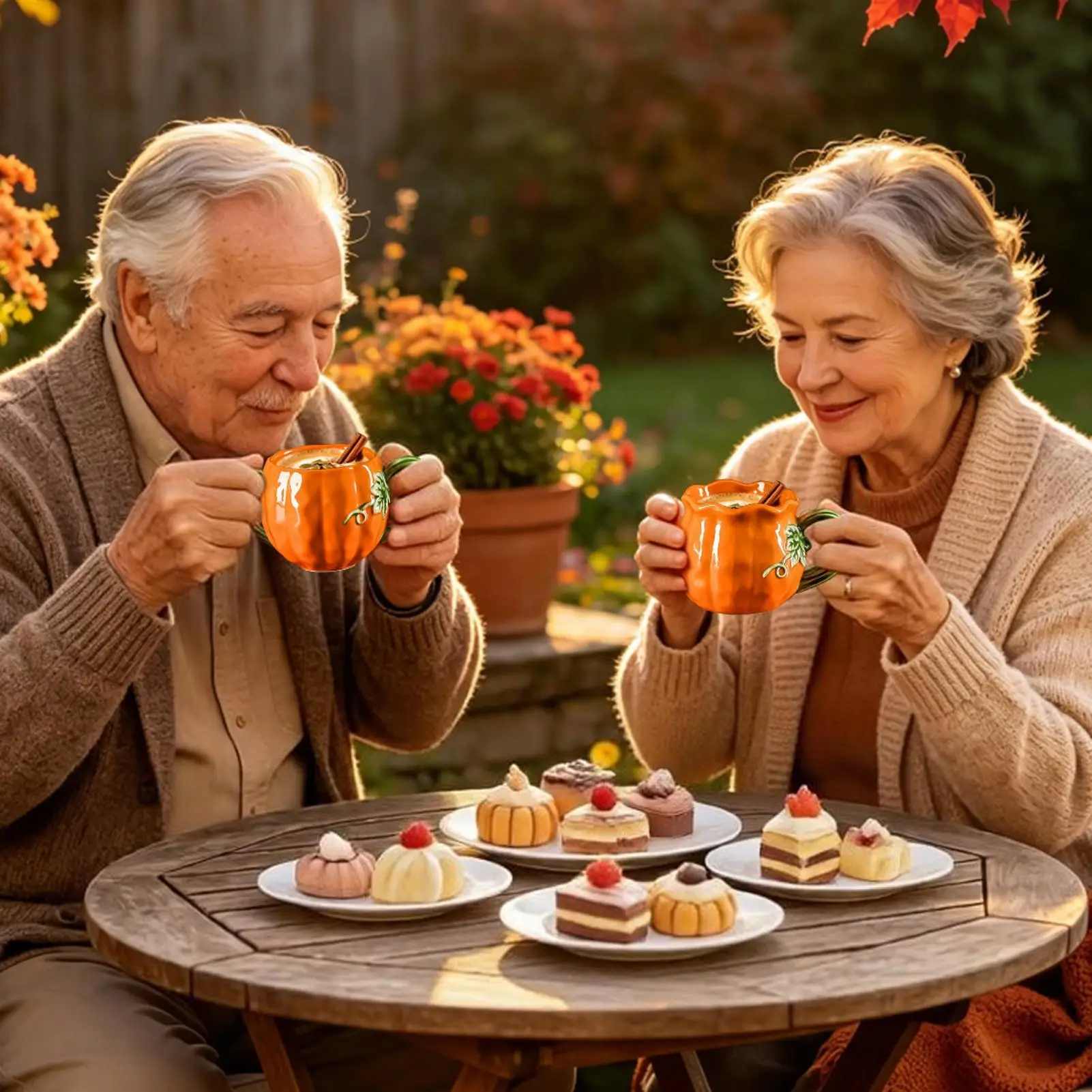 Cute Pumpkin Cup Realistic Pumpkin Mugs Porcelain Tableware Drinking Utensils Coffee Cups Mugs Coffee Cups Afternoon Tea
