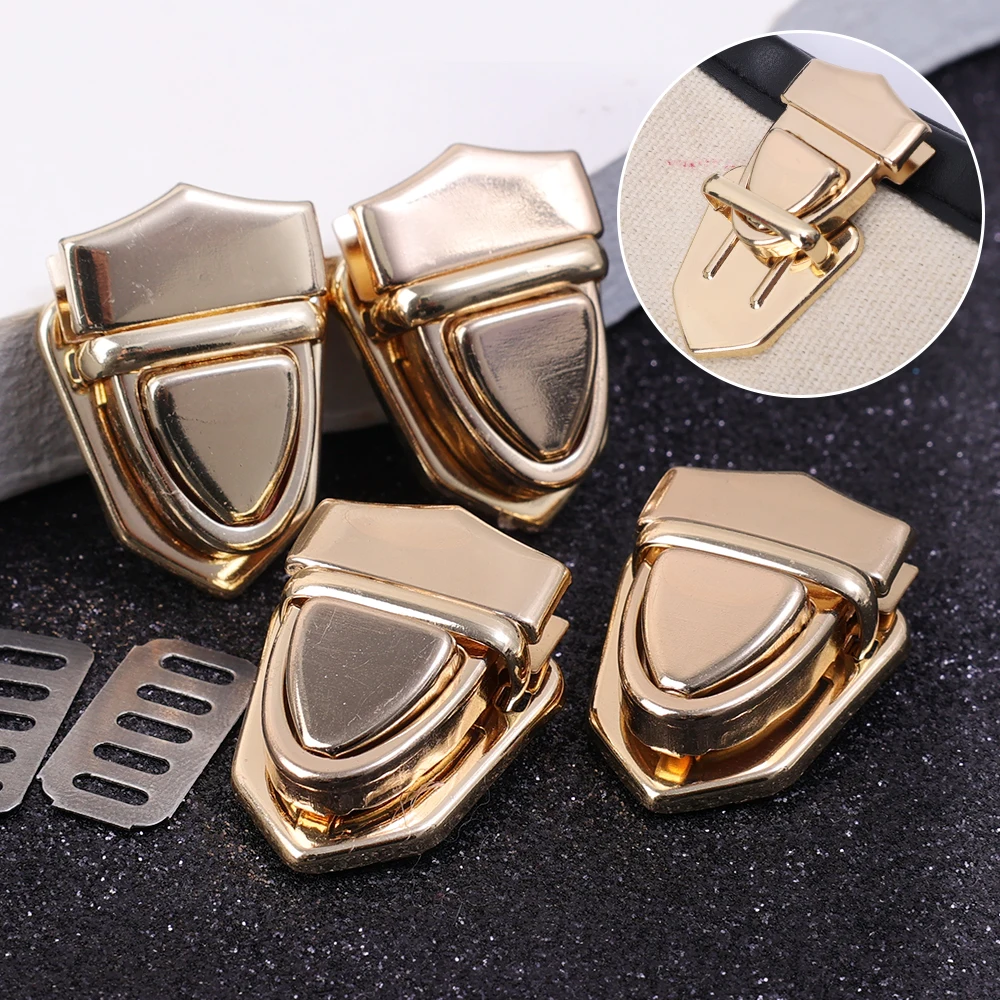 1/5pcs Metal Locks Bag Clasp Catch Buckles for Handbags Shoulder Bags Purse Totes Closures Snap Clasps DIY Craft Bag Accessories