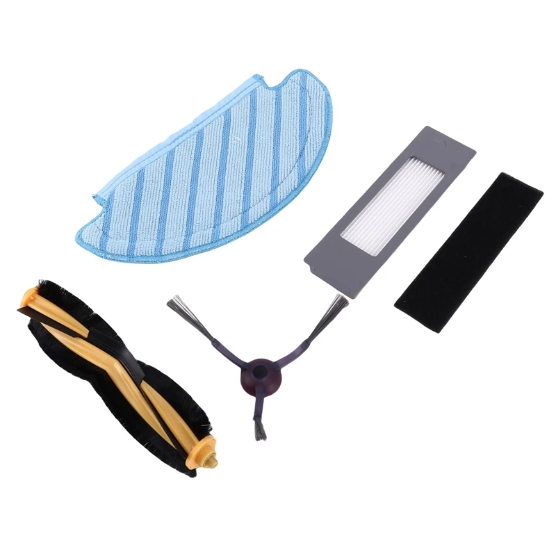 Roller Main Brush Filter Side Brush For ECOVACS DEEBOT OZMO T8 AIVI Robot Vacuum Cleaner Mopping Cloth Accessories