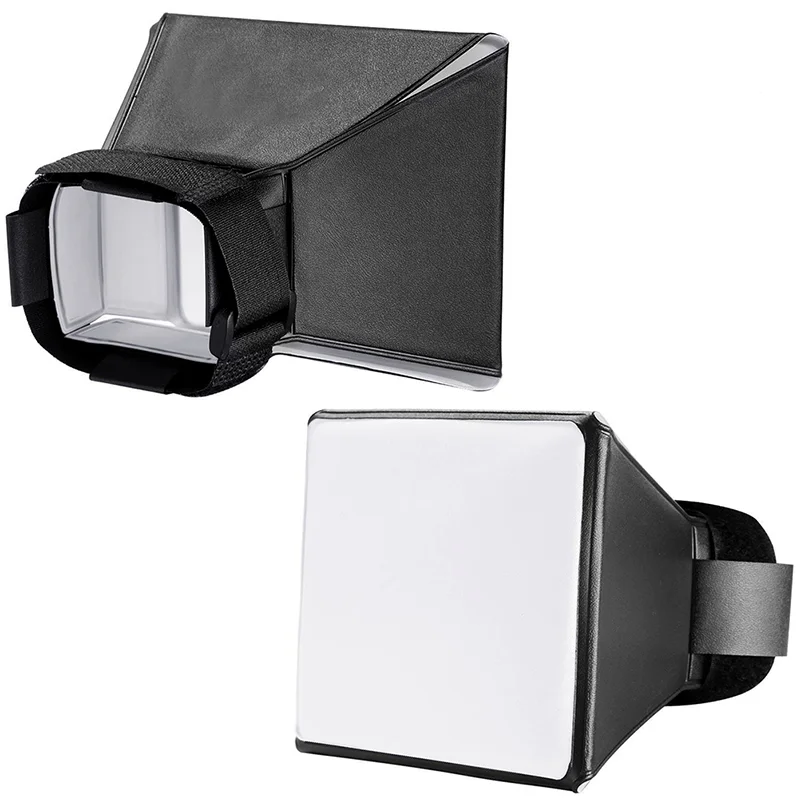 10x13cm Mini Softbox Diffuser for DSLR Flash Speedlite Speed Light Portable Photography Flash Softbox Diffuser CANON