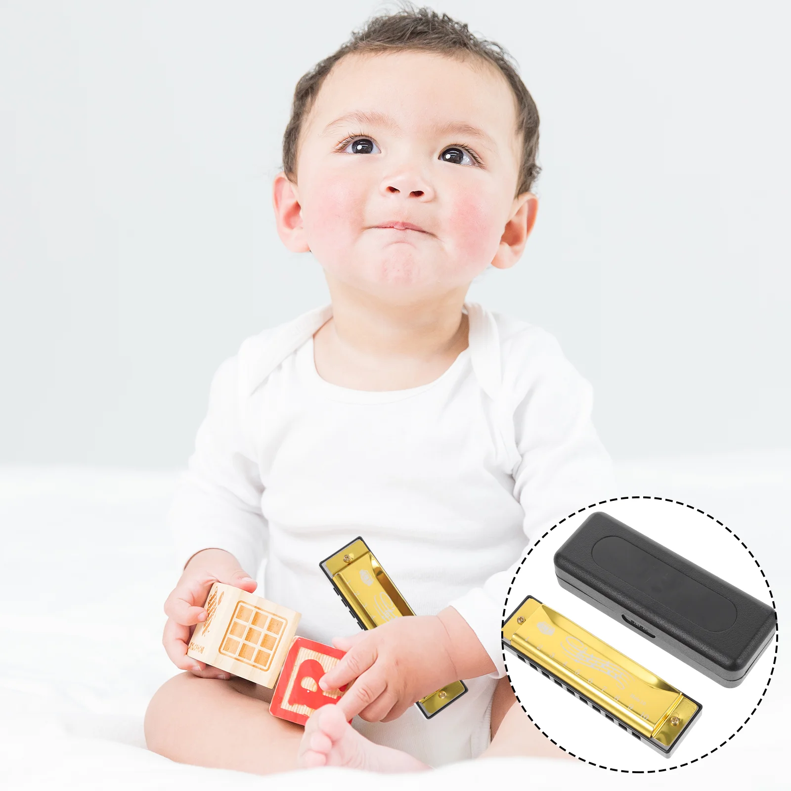 10 Hole 20 Tone Harmonica Children's Music Enlightenment Preschool Education Toy Beginner Childrens Toys