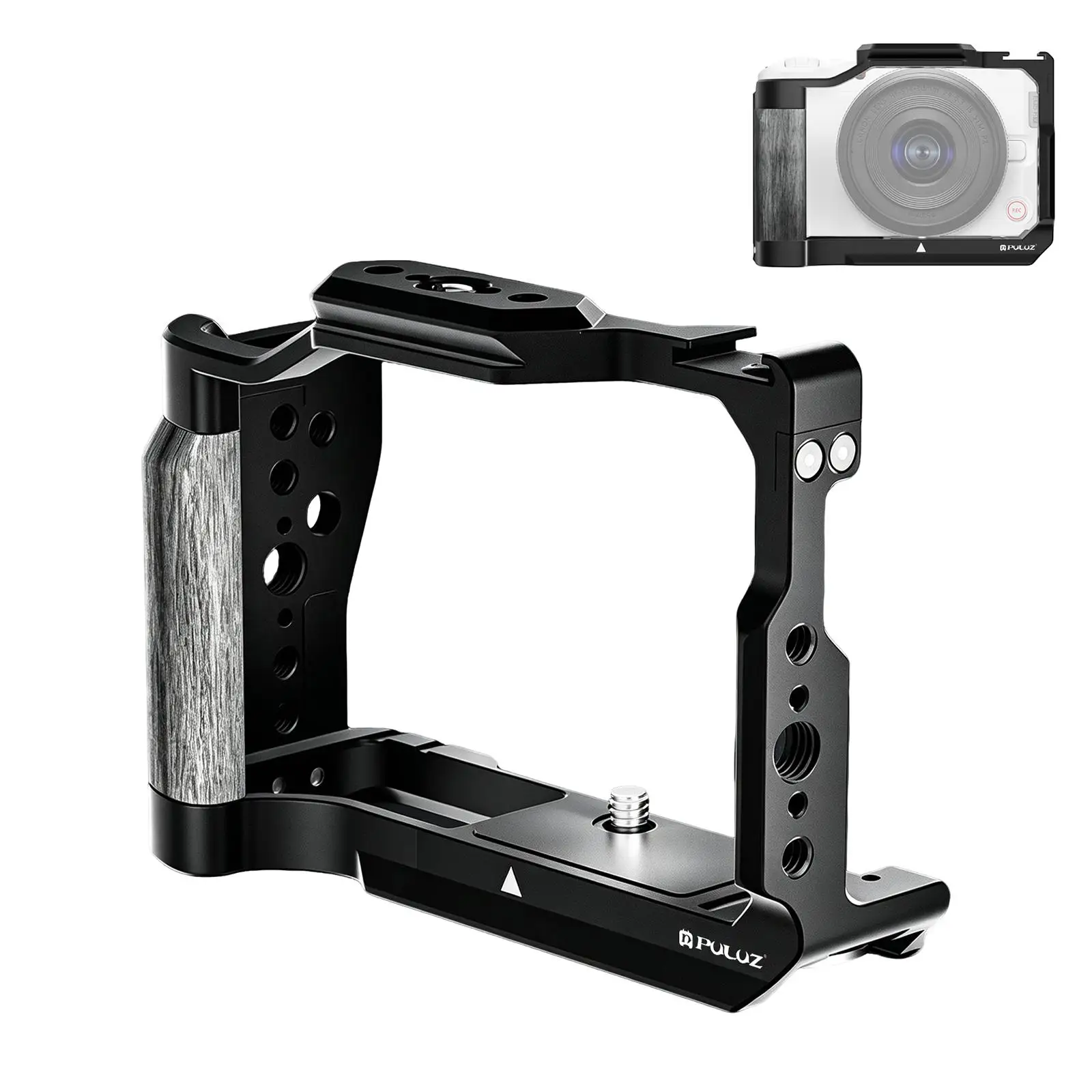 Für Canon EOS R50 V PULUZ Live-Streaming-Kamerakäfig aus Aluminiumlegierung, Erweiterungsrahmen für Canon EOS R50 V – Detail 3