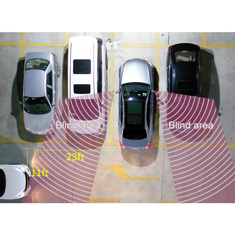 Driintel 79GHz77GHz RCTA AOA Millimeter Wave Radar Blind Spot Detection System BSD BSM BSA Microwave Radar Blind Spot Monitoring