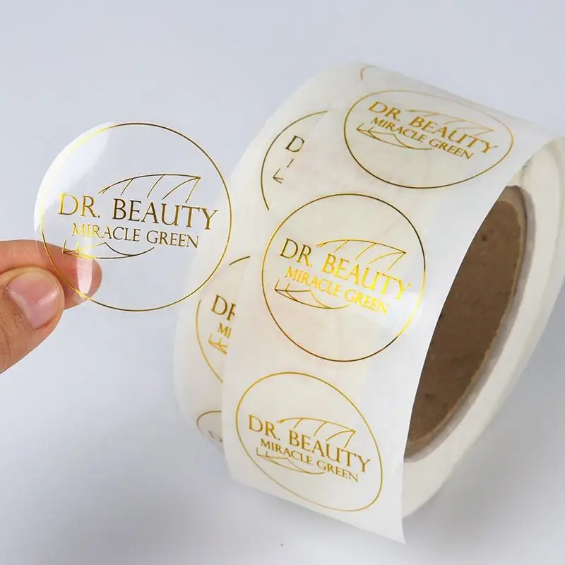 Customized Self-adhesive Label Stickers, Advertising logos, QR codes, sealing stickers, transparent waterproof food stickers