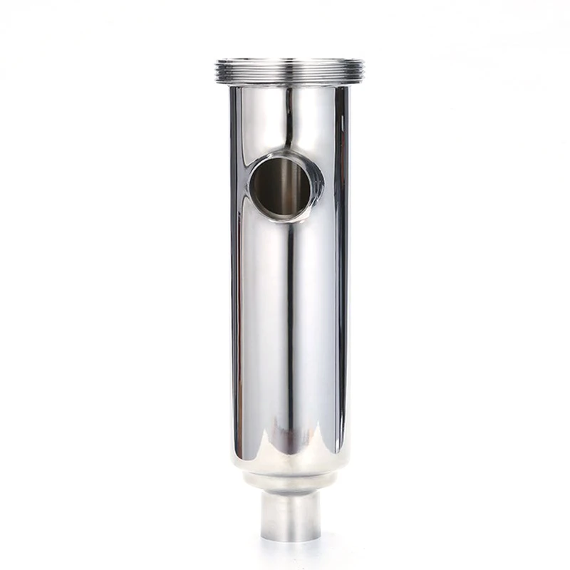 

Sanitary stainless steel straight strainer filter housing coarse filtration for tank