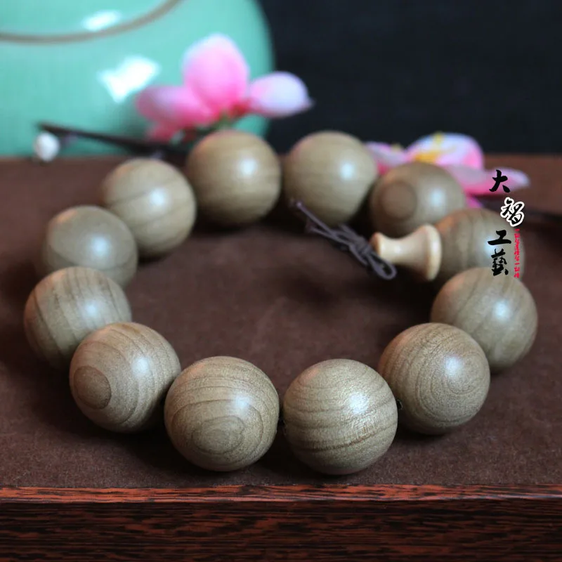

S. Lee Beads Bracelet Nanmu Buddha Beads Rosary Wholesale S. Lee Beads Bracelet Factory Direct Sales