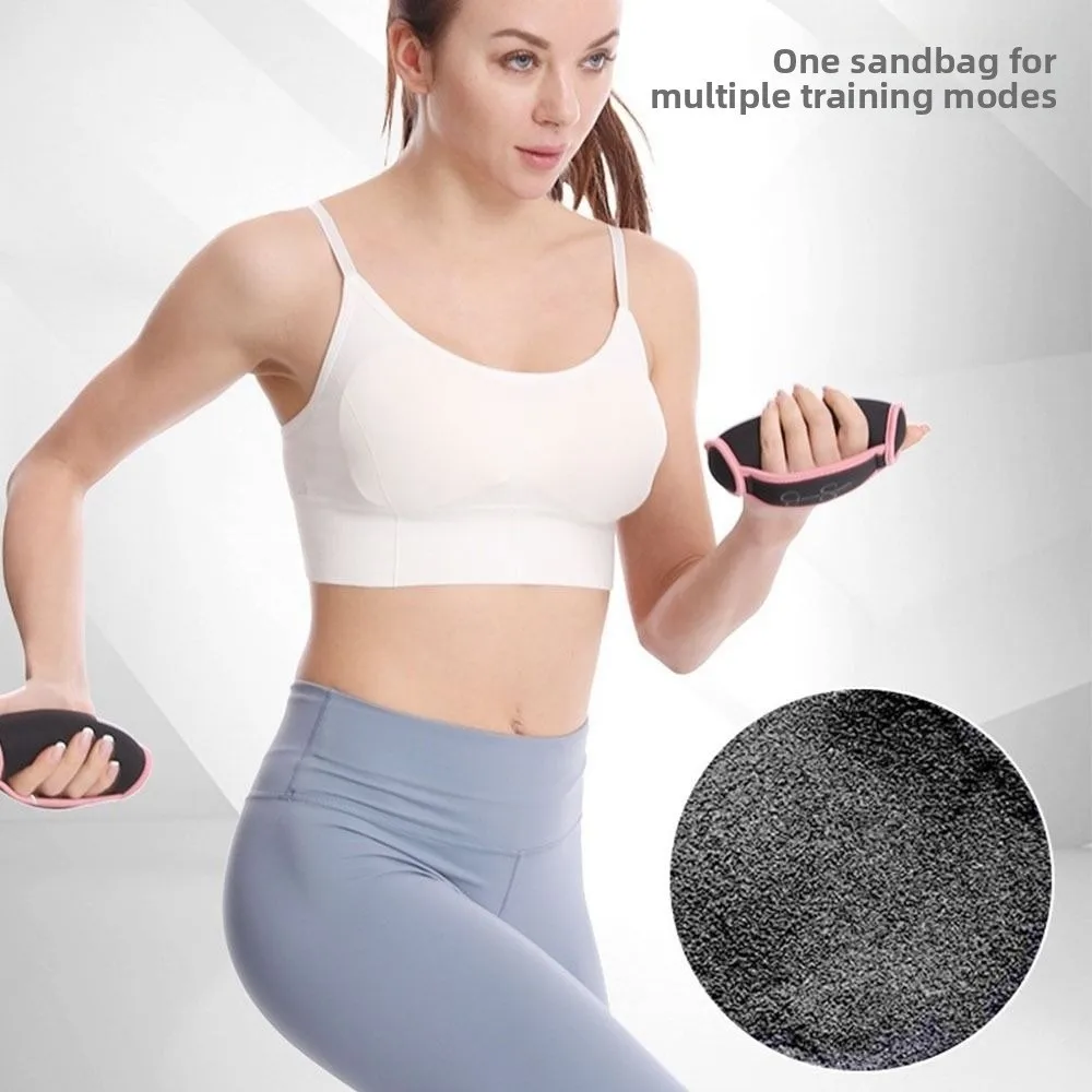 

Пара унисекс-гантелей ручной работы, дышащие, для увеличения веса, мягкие гантели 0,5 фунта, с поддержкой запястья, для йоги и упражнений