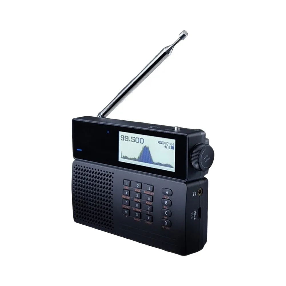 VHF Handheld Monitor Portable Shortwave for Radio Professional Portable for Radio Radio High Sensitivity RF Front-end
