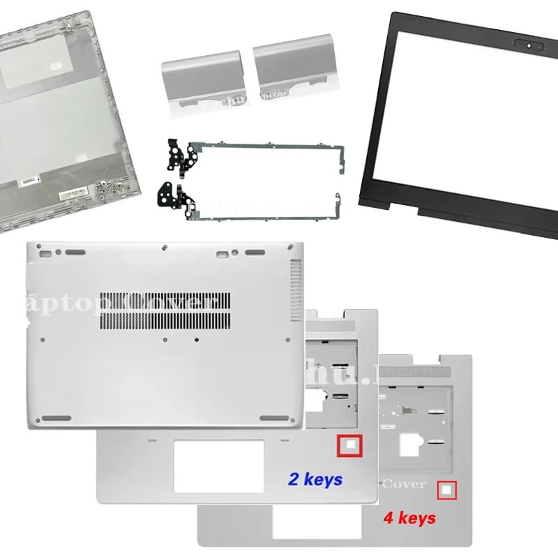 

For ProBook 640 645 G4 G5 Laptop Lcd Back Cover/Front Bezel/Hinges/Palmrst/Bottom Case/Framework Silver L09526-001