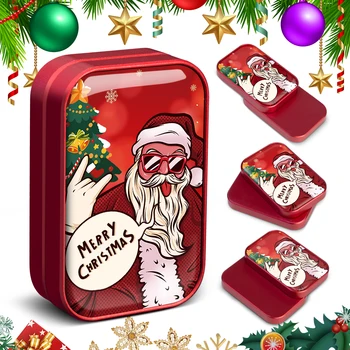 צעצוע פידג'ט לחג המולד, מחזיק פידג'ט מגנטי מאלומיניום להקלה על חרדה ולחץ, מוצר לגרביים למסיבת חג המולד