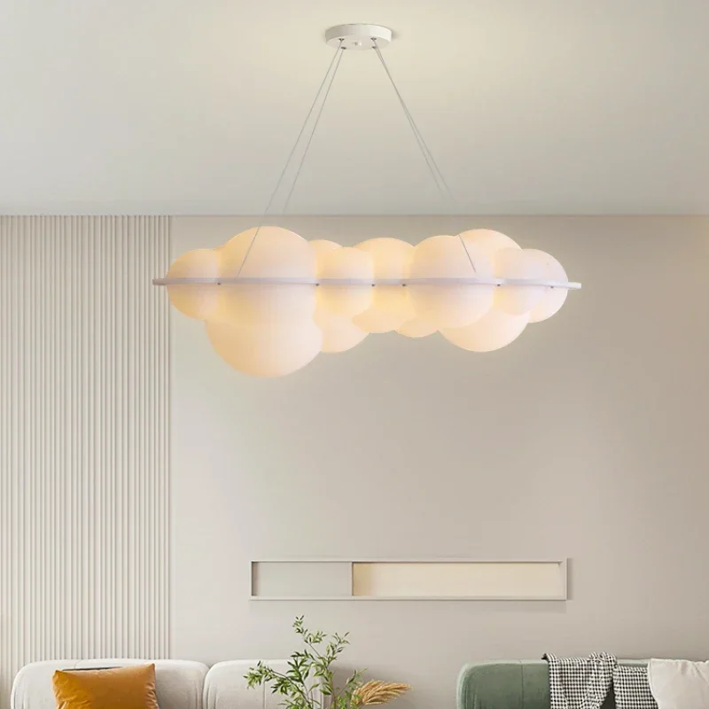 

Modern Clouds LED Pendant Lights Nordic Designer PE Hanglamp for Living Room Decoration Personality Bedroom Lamps Home Lighting