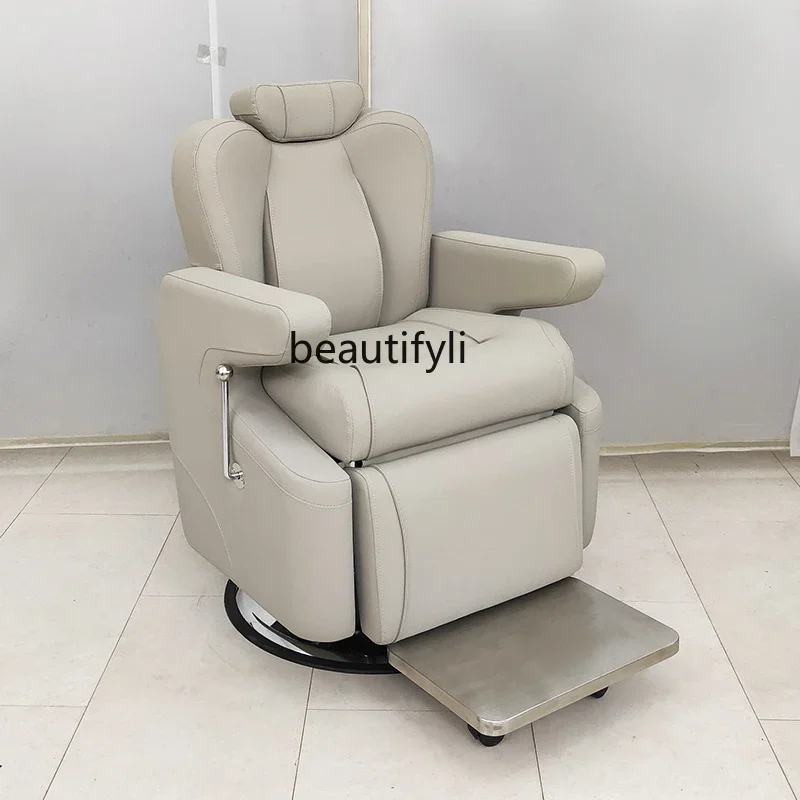 Hair salon special head treatment electric beauty salon chair multi-function, reclining physiotherapy health chair