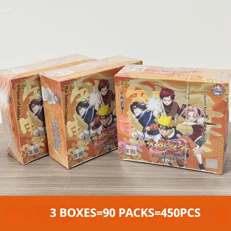 KAYOU Genuine Naruto Card Soldier's Chapter Wave 7/8 Chunin Exam Climax Chapter Rare Card Anime Characters Collection Toy Gift