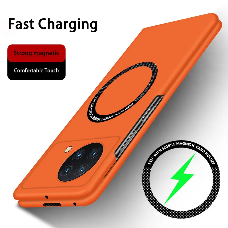 Magnetic Ultra Thin Phone Case for VIVO XFold X Fold Plus Fold+ 5G Luxury Original Hard High Quality Shockproof Back Cover Funda