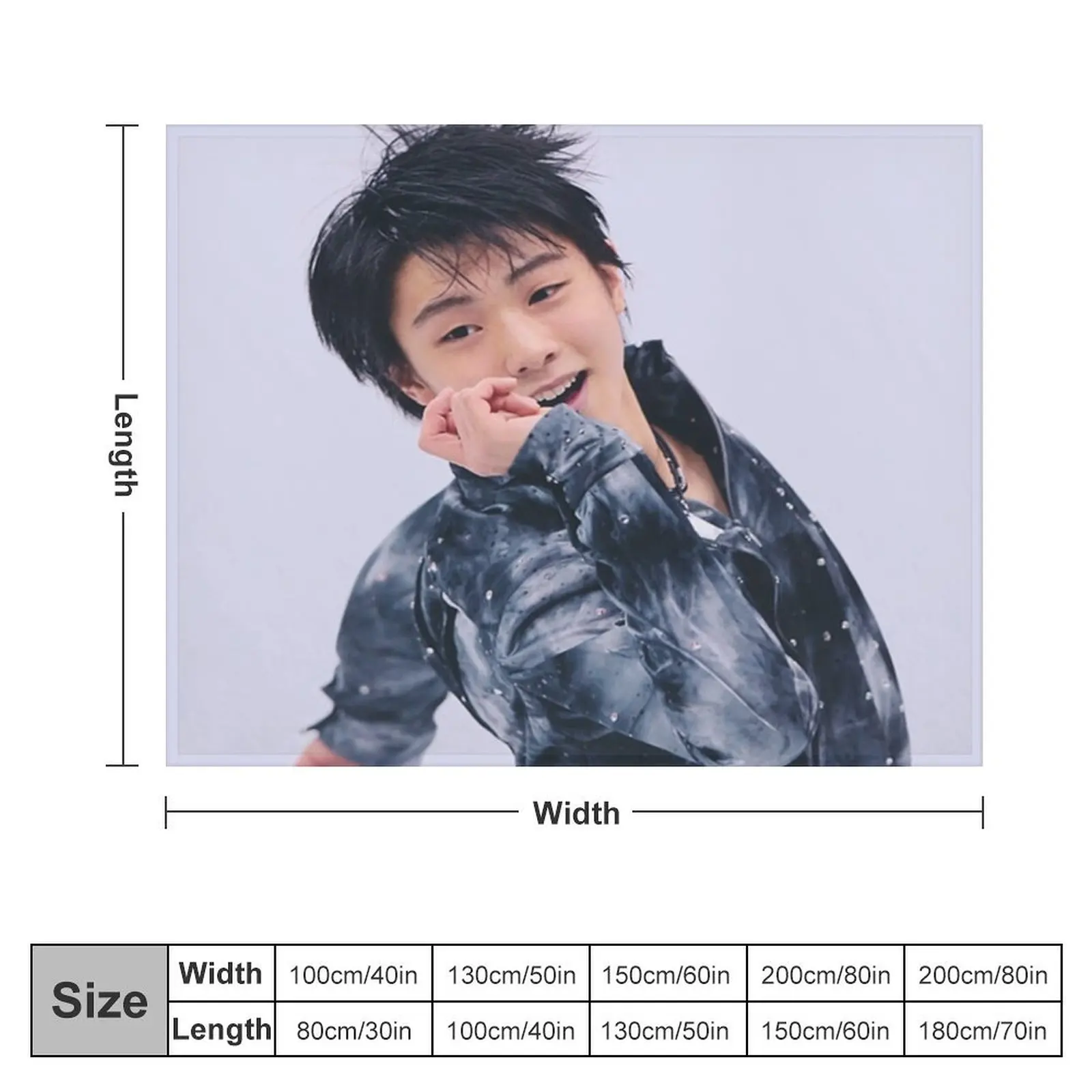 Yuzuru Hanyu Throw Blanket Sleeping Bag Decorative Beds blankets ands Tourist Blankets