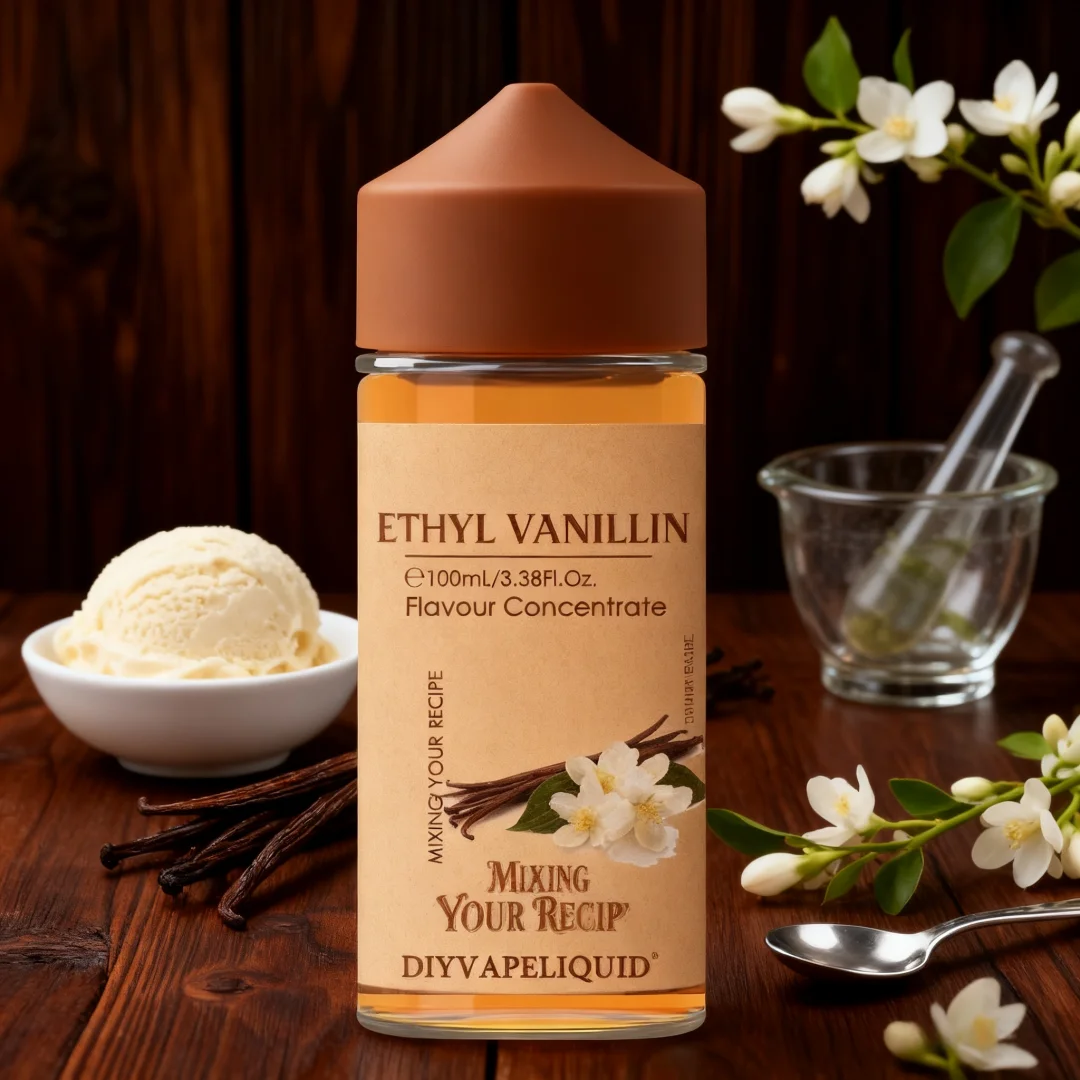 Diyvapeliquid этиловый ванильный вкус, мощный концентрат, усилитель добавок, который рецепт для Diy, 10 мл, 30 мл, 100 мл в бутылке