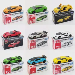 Takara TOMY Lamborghini STO Countach Miura LP700-4 lega modello di auto sportiva Diecast giocattolo modello di auto da corsa scala in miniatura regalo per bambini