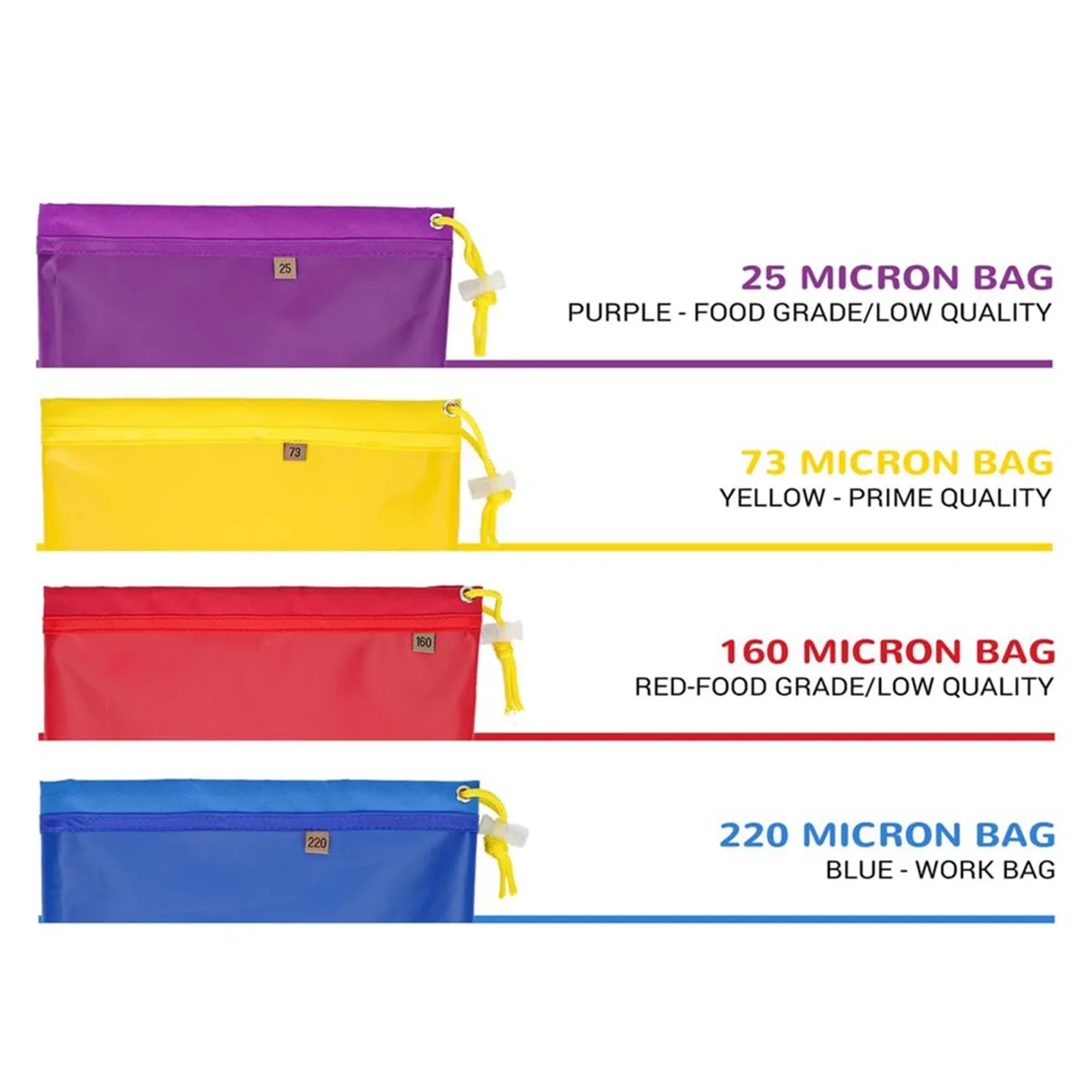 ABXHH 4 Pack Filter Bags,Filter Bag Set, Filter Screen and Storage Bag, Plant Growth Filter Bag, Storage Bag A