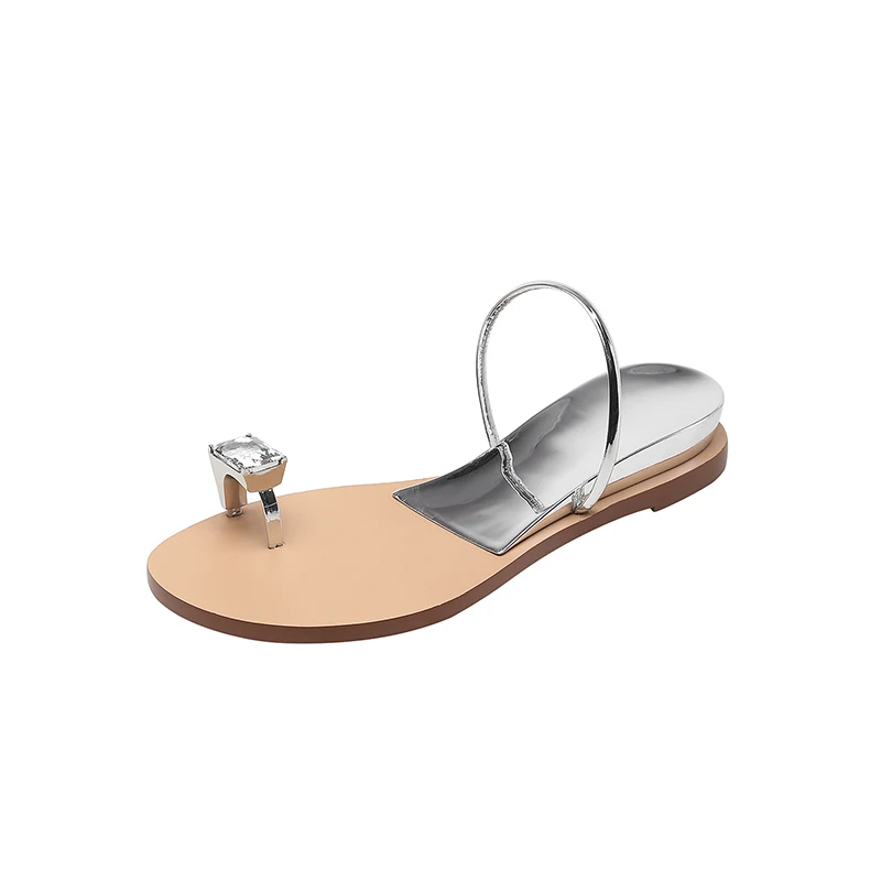 

Женские тапочки, комплект с пряжкой и стразами в виде голубя-бабочки, сандалии с плоской подошвой, увеличивающие рост, женские пляжные сандалии